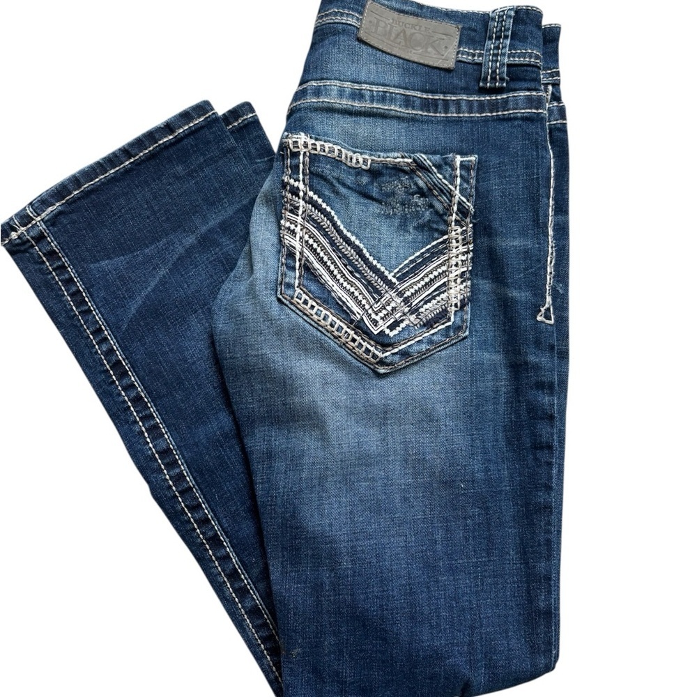 Buckle Blue Denim Jeans